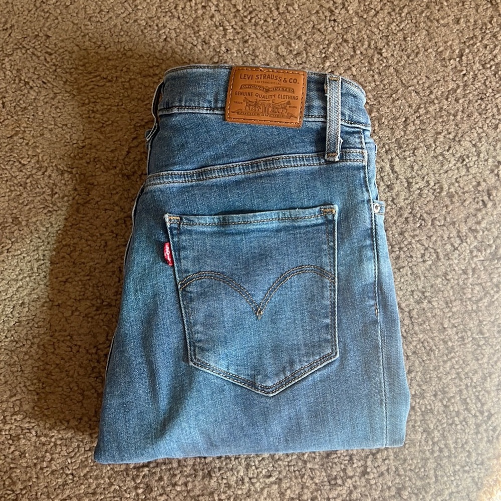 Levi high rise straight Jeans